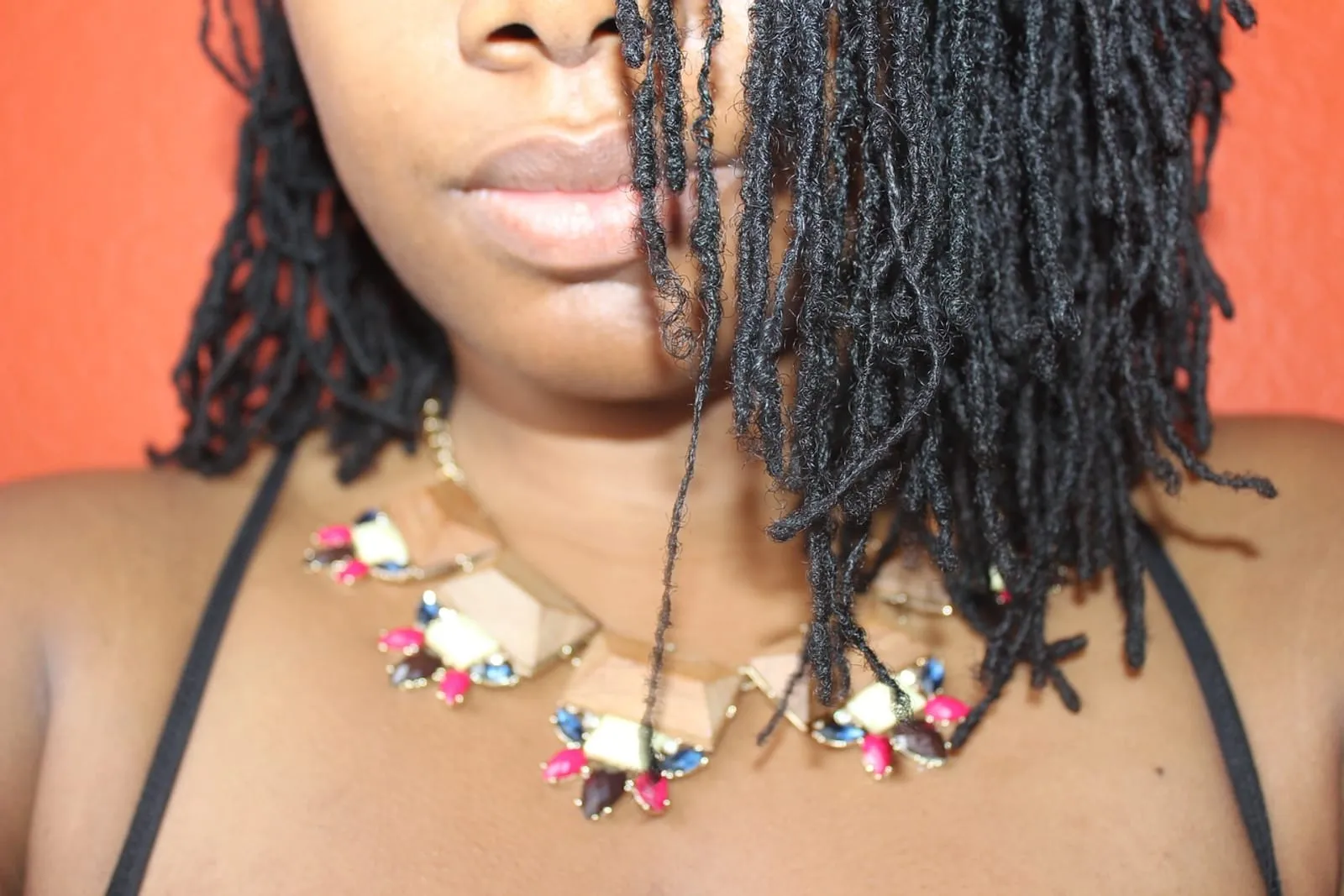 Close-up of neatly braided hair, tidy sections visible
